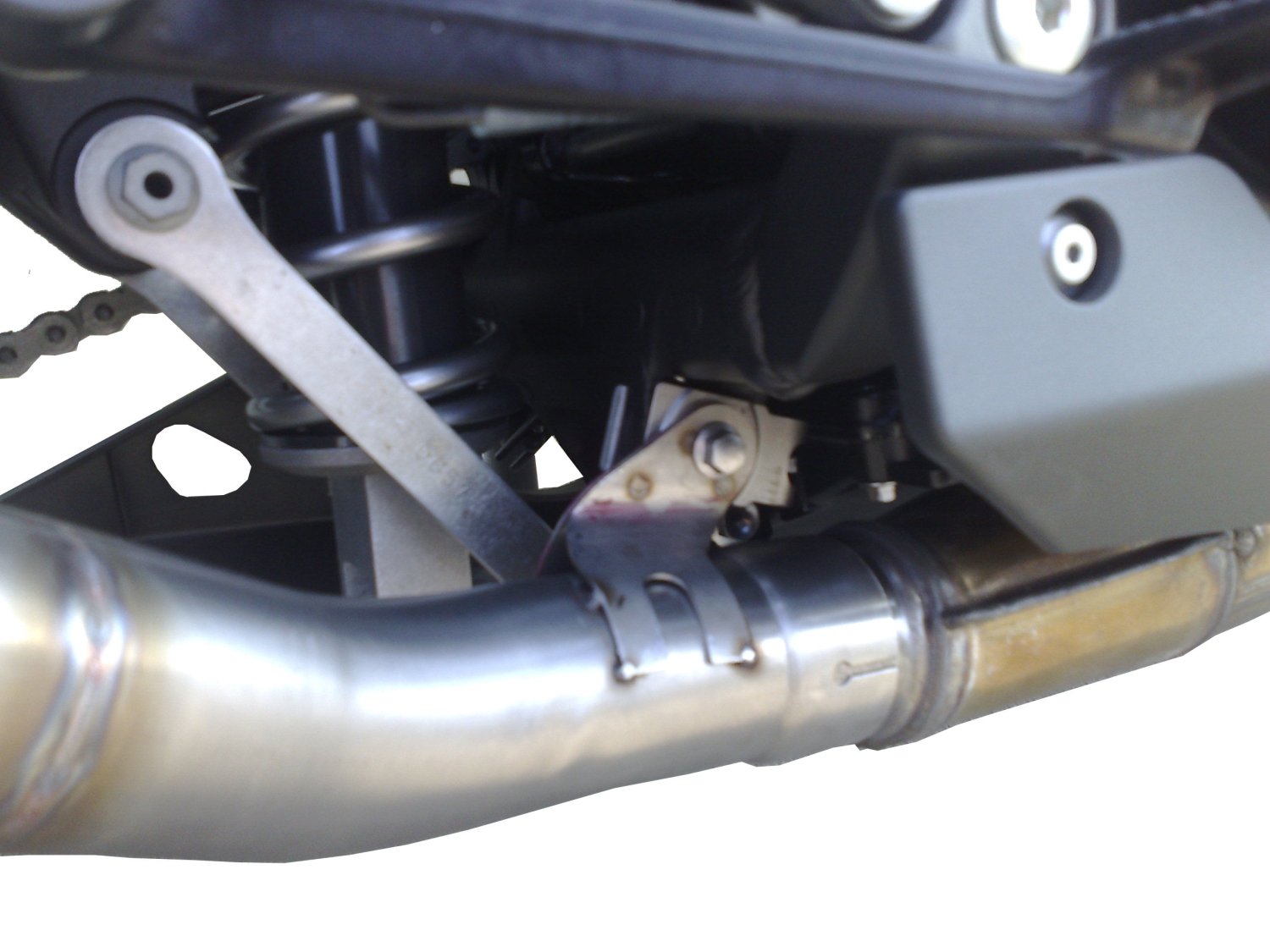 Escape compatible con Kawasaki ZX-10R 2008-2009, Decatalizzatore, Tubo supresor de catalizador 