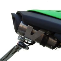 Escape compatible con Kawasaki Zx-6R 2005-2006, Tiburon Titanium, Escape legal, homologado, silenciador con db killer desmontable y tubo de conexión específico 