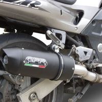 Escape compatible con Kawasaki Zzr 600 2002-2006, Furore Nero, Par de terminales de escape homologados, con db killer extraíbles y tubos de conexión específicos 