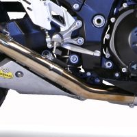 Escape compatible con Kawasaki Zzr 1400 2006-2007, Furore Nero, Par de terminales de escape homologados, con db killer extraíbles y tubos de conexión específicos 