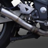 Escape compatible con Kawasaki Zzr 600 2002-2006, Trioval, Par de terminales de escape homologados, con db killer extraíbles y tubos de conexión específicos 