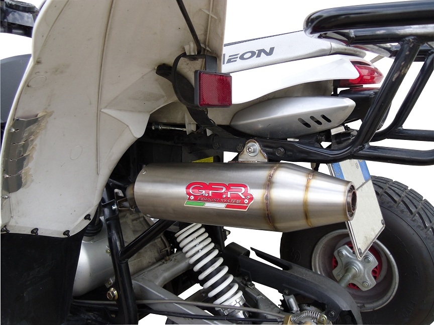 Escape compatible con Aeon Motobionics 2007-2021, Deeptone Atv, Escape completo homologado y legal, incluido db killer extraíble 