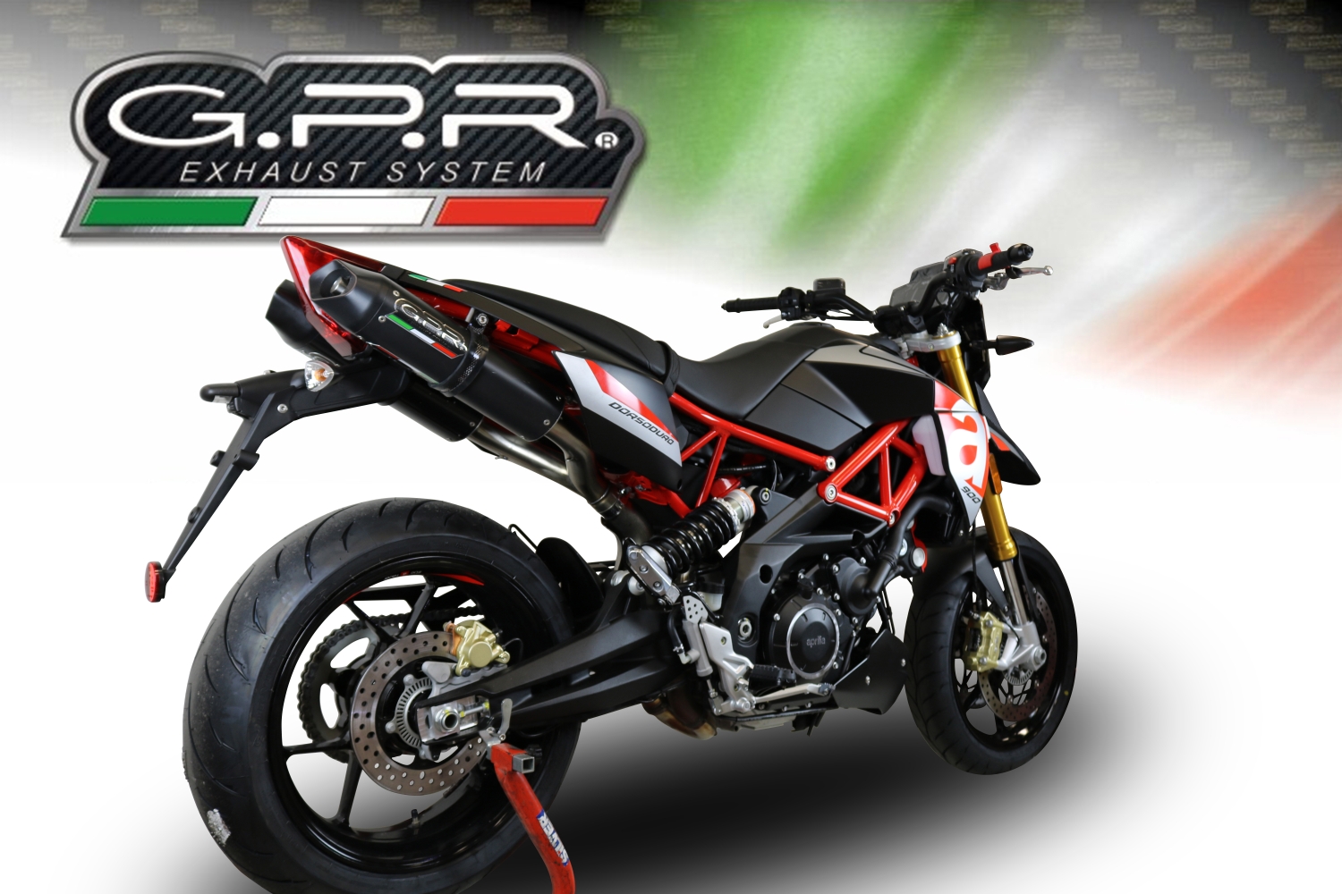 Escape compatible con Aprilia Shiver 750 Gt 2007-2016, Furore Nero, Par de terminales de escape homologados, con db killer extraíbles y tubos de conexión específicos 