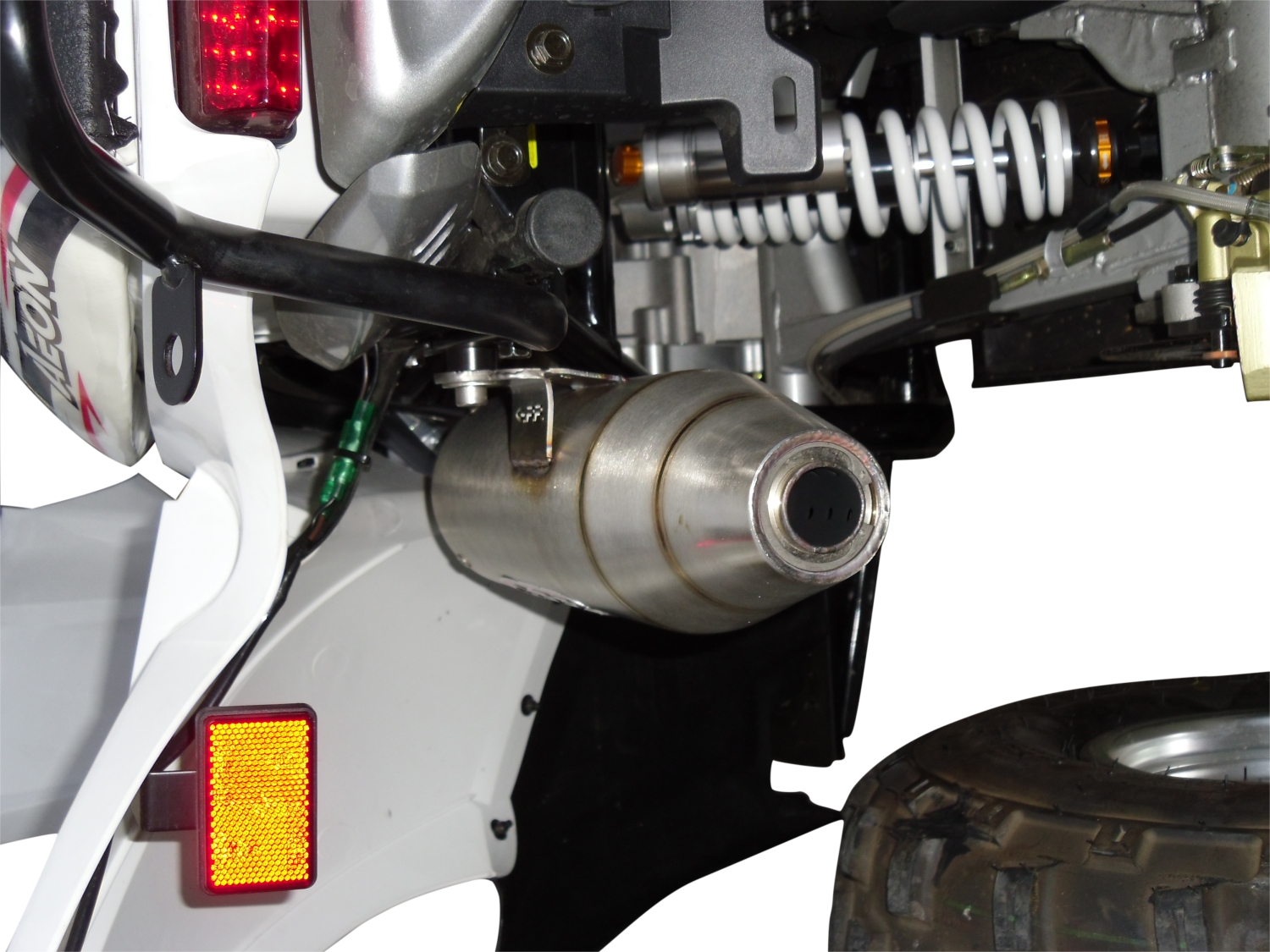 Escape compatible con Access Baja 450 2005-2021, Deeptone Atv, Escape legal, homologado, silenciador con db killer desmontable y tubo de conexión específico 