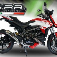 Escape compatible con Ducati Hyperstrada -Hypermotard 939 EURO 4 2016-2019, Powercone Evo, Escape completo homologado y legal, incluido db killer extraíble 