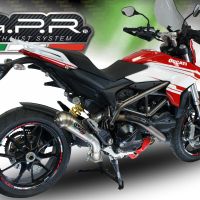 Escape compatible con Ducati Hyperstrada -Hypermotard 939 EURO 4 2016-2019, Powercone Evo, Escape completo homologado y legal, incluido db killer extraíble 
