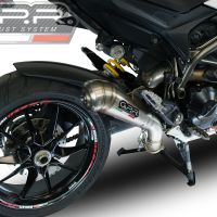 Escape compatible con Ducati Hyperstrada -Hypermotard 939 EURO 4 2016-2019, Powercone Evo, Escape completo homologado y legal, incluido db killer extraíble 