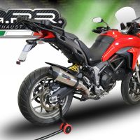 GPR escape compatible con  Ducati Multistrada 950 2017-2020, New Grand Prix Evo Titanium, Sistema de escape medio lleno, incluido db killer extraíble y tubo de conexión 