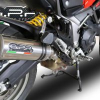 Escape compatible con Ducati Multistrada 950 2021-2024, M3 Titanium Natural, Escape legal, homologado, silenciador con db killer desmontable y tubo de conexión específico 
