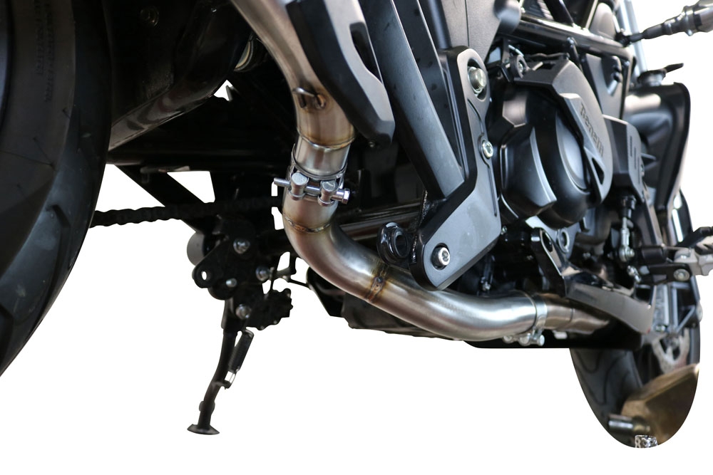 Escape compatible con Benelli 502 C 2019-2020, Decatalizzatore, Tubo supresor de catalizador 
