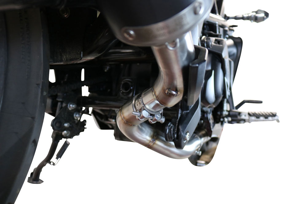 Escape compatible con Benelli 502 C 2019-2020, Decatalizzatore, Tubo supresor de catalizador 