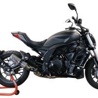 Escape compatible con Benelli 502 C 2019-2020, M3 Inox , Escape legal, homologado, silenciador con db killer desmontable y tubo de conexión específico 