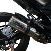 Escape compatible con Benelli 502 C 2019-2020, M3 Inox , Escape legal, homologado, silenciador con db killer desmontable y tubo de conexión específico 