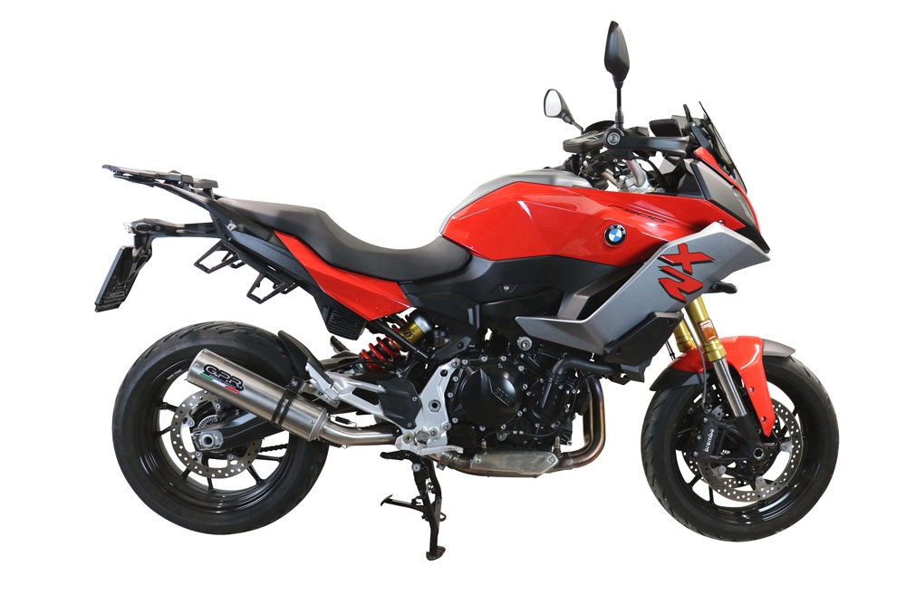 Escape compatible con Bmw F 900 XR-R 2020-2025, M3 Inox , Escape legal, homologado, silenciador con db killer desmontable y tubo de conexión específico 