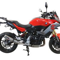 Escape compatible con Bmw F 900 XR-R 2020-2025, M3 Inox , Escape legal, homologado, silenciador con db killer desmontable y tubo de conexión específico 