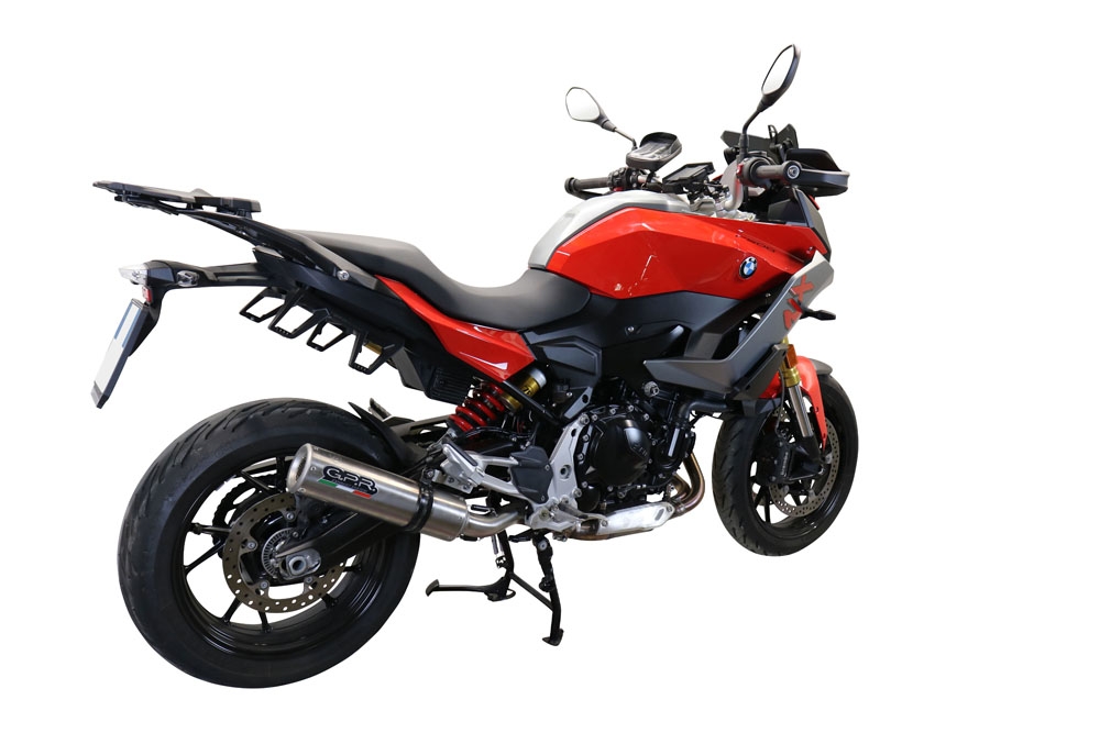 Escape compatible con Bmw F 900 XR-R 2020-2025, M3 Inox , Escape legal, homologado, silenciador con db killer desmontable y tubo de conexión específico 
