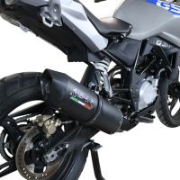 Escape compatible con Bmw G 310 Gs 2022-2024, Furore Evo4 Nero, Escape completo, no legal para países de la UE, con db killer extraíble 