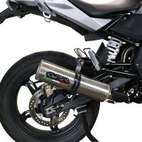 GPR escape compatible con  Bmw G 310 Gs 2022-2024, M3 Titanium Natural, Escape completo homologado y legal,con catalizador incluido db killer extraíble 