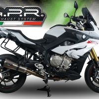 Escape compatible con Bmw S 1000 XR -M 2017-2019, Gpe Ann. titanium, Escape racing, silenciador con tubo de conexion, articulo sin homologacion 
