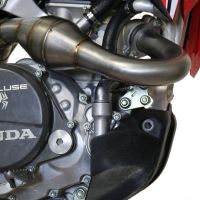 Escape compatible con Honda Crf 450 R-RX 2020-2020, Pentacross Inox, Escape racing, linea completa, doble silenciador con db killer extraible 