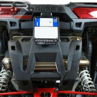 Escape compatible con Polaris Rzr XP 1000 2014-2023, Power Bomb, Escape legal, homologado, silenciador con db killer desmontable y tubo de conexión específico 