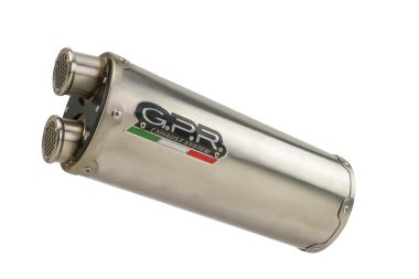 Escape compatible con Cf Moto 800 Mt Touring 2022-2024, Dual Titanium, Escape legal, homologado, silenciador con db killer desmontable y tubo de conexión específico 