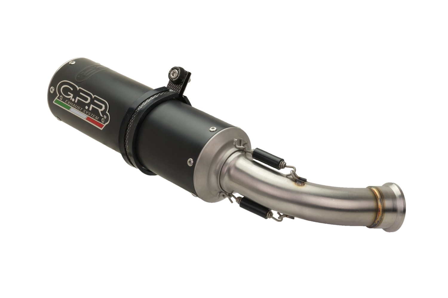 Escape compatible con Benelli Bn 125 2021-2024, M3 Black Titanium, Escape completo, no legal para países de la UE, con db killer extraíble 