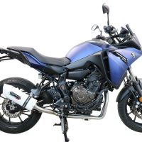 Escape compatible con Yamaha Tracer 700 GT 2019-2020, Albus Ceramic, Escape completo, no legal para países de la UE, con db killer extraíble 