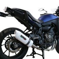Escape compatible con Yamaha Tracer 700 2016-2019, Albus Ceramic, Escape completo, no legal para países de la UE, con db killer extraíble 
