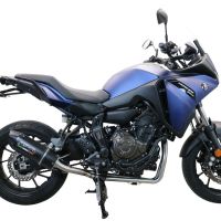 Escape compatible con Yamaha Tracer 7 GT 2020-2024, Furore Nero, Escape completo, no legal para países de la UE, con db killer extraíble 
