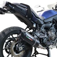 Escape compatible con Yamaha Tracer 7 GT 2020-2024, Furore Nero, Escape completo, no legal para países de la UE, con db killer extraíble 