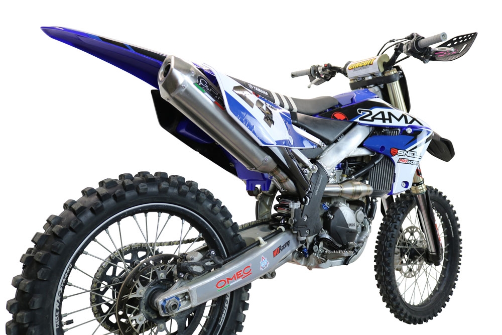Escape compatible con Yamaha WR 250 F 2020-2024, Pentacross Inox, Escape completo racing, incluyendo colector y db killer desmontable, sin homologación 