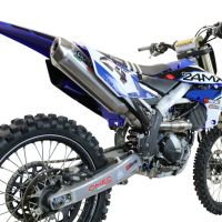 Escape compatible con Yamaha WR 250 F 2020-2024, Pentacross Inox, Escape completo racing, incluyendo colector y db killer desmontable, sin homologación 