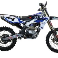 Escape compatible con Yamaha YZ 250 FX 2020-2025, Pentacross FULL Titanium, Escape completo racing, incluyendo colector y db killer desmontable, sin homologación 
