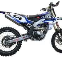 Escape compatible con Yamaha YZ 250 FX 2020-2025, Pentacross FULL Titanium, Escape completo racing, incluyendo colector y db killer desmontable, sin homologación 