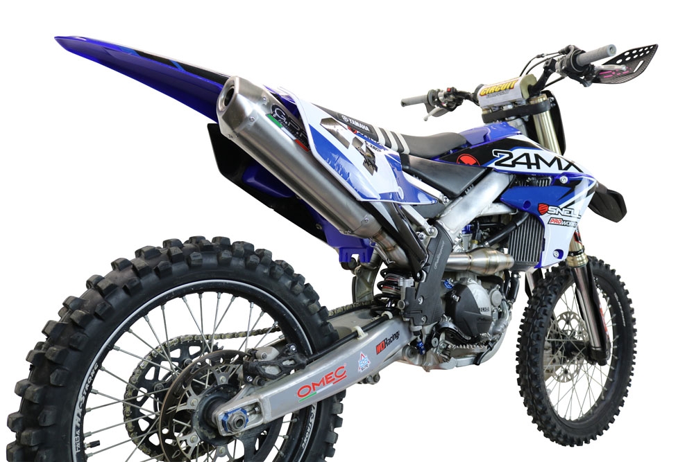 Escape compatible con Yamaha YZ 250 FX 2020-2025, Pentacross FULL Titanium, Escape completo racing, incluyendo colector y db killer desmontable, sin homologación 