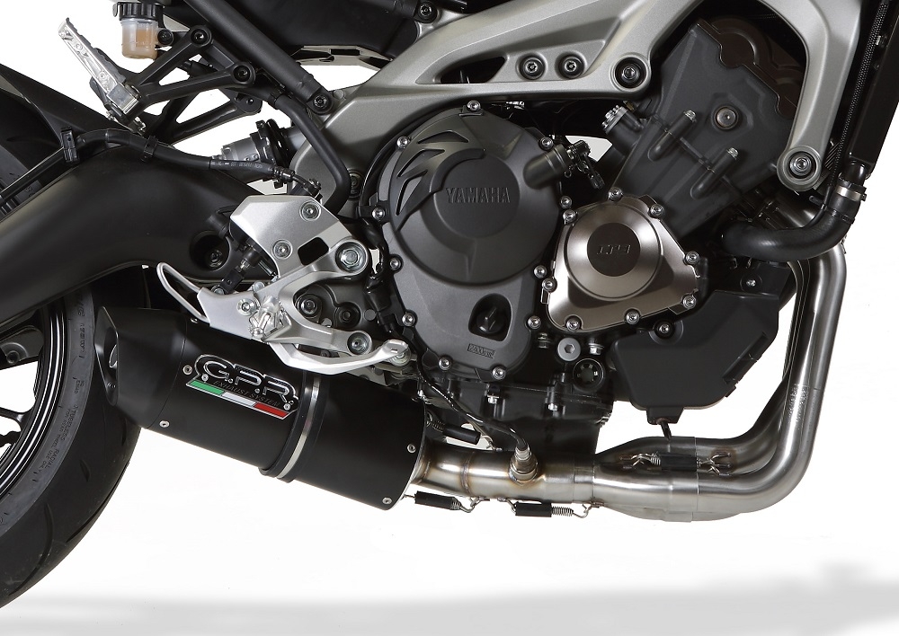 Escape compatible con Yamaha XSR900 2016-2021, Furore Evo4 Nero, Escape completo, no legal para países de la UE, con db killer extraíble 