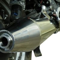 Escape compatible con Moto Guzzi V7 (I - II) - Stone - Special 2012-2016, Vintacone , Par de terminales de escape homologados, con db killer extraíbles y tubos de conexión específicos 