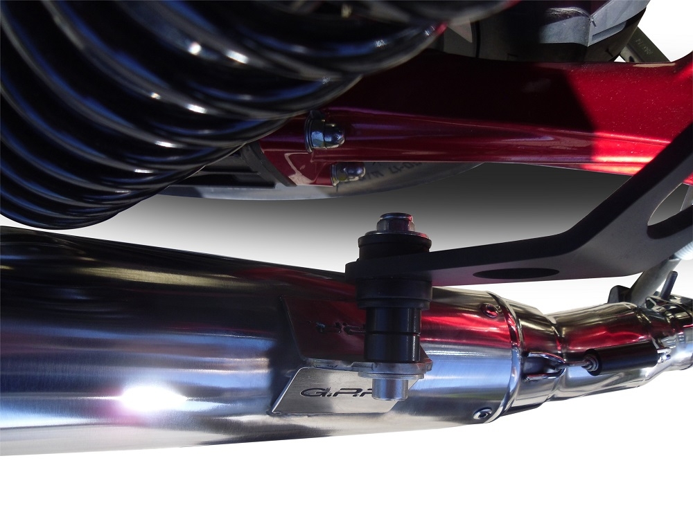 Escape compatible con Moto Guzzi Nevada 750 2008-2014, Vintacone , Par de terminales de escape homologados, con db killer extraíbles y tubos de conexión específicos 