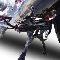 Escape compatible con Moto Guzzi Nevada 750 2008-2014, Vintacone , Par de terminales de escape homologados, con db killer extraíbles y tubos de conexión específicos 