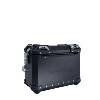 GPR TECH Par de maletas laterales en aluminio sin rack específico, color negro  Capacidad 38 LT. + 38 LT. Capacidad 38 LT. + 38 LT.
