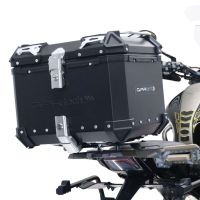 Baúl GPR TECH compatible con  Zontes 350 T1 ADV 2022/2024 e5 Baúl Alpi-Tech en aluminio, color negro con placa específica incluida Capacidad Litros 35
