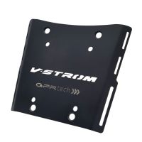 GPR TECH compatible con  Suzuki V-Strom Dl 650 2012/2016 e3 Placa de fijación específica Top Case ALPITECH 35 LT compatible con portaequipajes original, fabricada en acero inoxidable con 4 puntos de anclaje