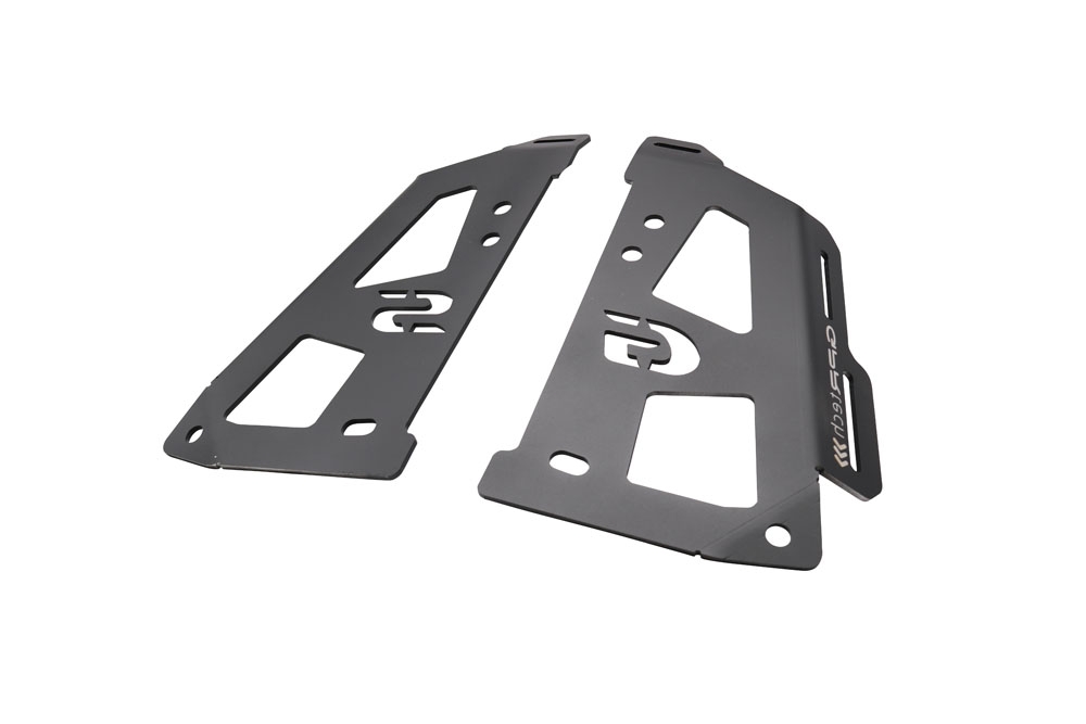 GPR TECH compatible con  Bmw R 1250 Gs 2021/2024 e5 Placa de fijación específica en Titanio ALPITECH 35/55 LT compatible con portaequipajes original, fabricada en titanio con 4 puntos de anclaje