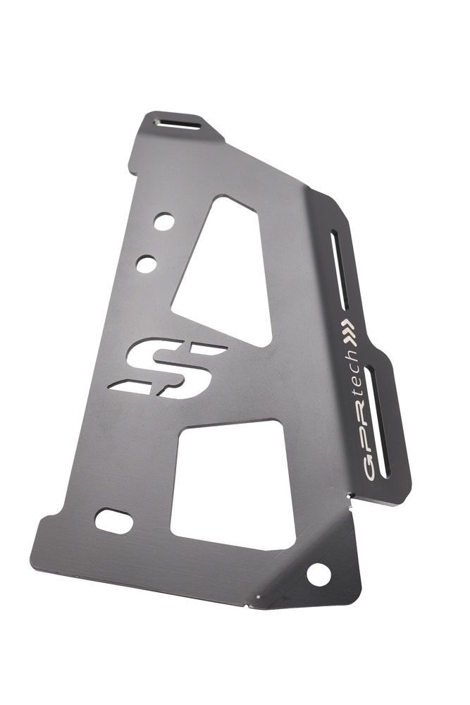 GPR TECH compatible con  Bmw R 1250 Gs 2021/2024 e5 Placa de fijación específica en Titanio ALPITECH 35/55 LT compatible con portaequipajes original, fabricada en titanio con 4 puntos de anclaje