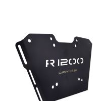 GPR TECH compatible con  Bmw R 1250 R - Rs 2021/2024 e5 Placa de fijación específica en Titanio ALPITECH 35/55 LT compatible con portaequipajes original, fabricada en titanio con 4 puntos de anclaje