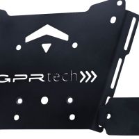 GPR TECH compatible con  Bmw R 1250 R - Rs 2021/2024 e5 Placa de fijación específica en Titanio ALPITECH 35/55 LT compatible con portaequipajes original, fabricada en titanio con 4 puntos de anclaje