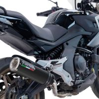Escape compatible con Cf Moto 700 Mt 2023-2024, M3 Black Titanium, Escape homologado para mercados fuera de la UE 