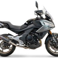 Escape compatible con Cf Moto 700 Mt 2023-2024, M3 Poppy , Escape homologaedo, legal para mercados fuera de la UE, incluido tubo de enlace y db killer extraíble 