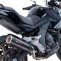 Escape compatible con Cf Moto 700 Mt 2023-2024, M3 Poppy , Escape homologaedo, legal para mercados fuera de la UE, incluido tubo de enlace y db killer extraíble 